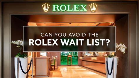 rolex wachtlijst inschrijven|rolex waiting list template.